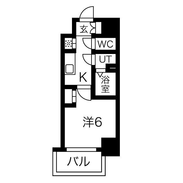 愛知県名古屋市中区金山３ 金山駅 1K マンション 賃貸物件詳細