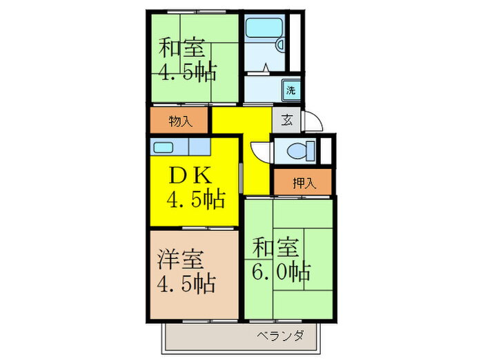 大阪府茨木市平田１ 茨木市駅 3DK アパート 賃貸物件詳細