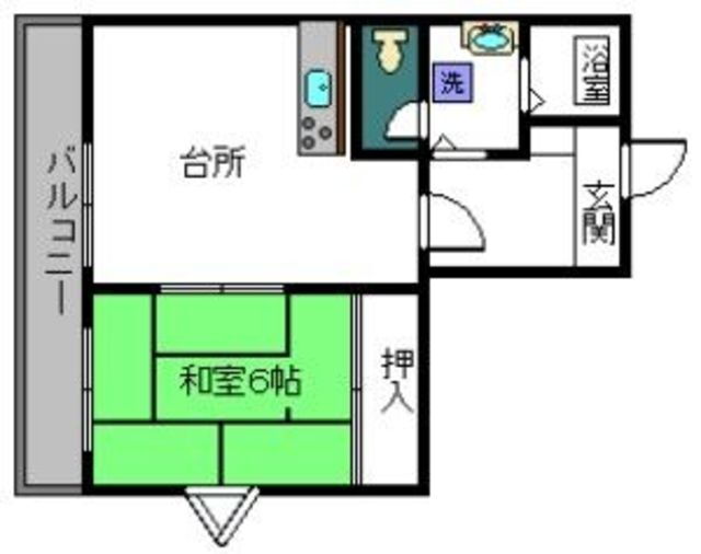 坂本ビル 4階 1LDK 賃貸物件詳細