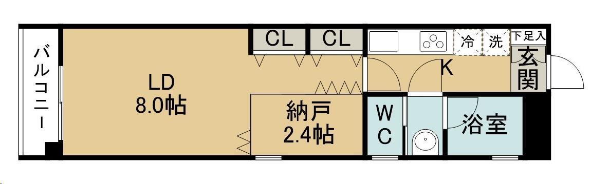 宮城県仙台市青葉区錦町２ 勾当台公園駅 1SK アパート 賃貸物件詳細