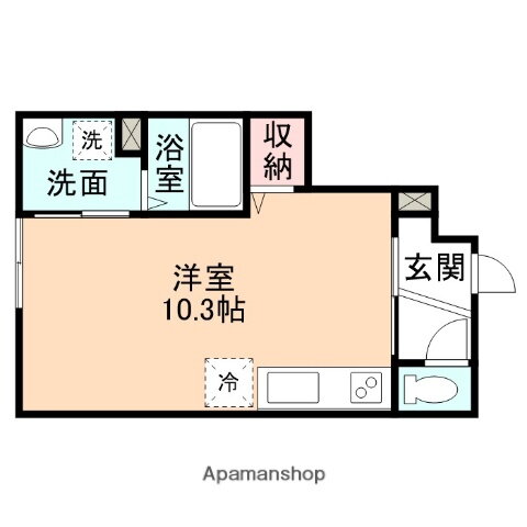 富山県富山市五艘 富山大学前駅 ワンルーム アパート 賃貸物件詳細
