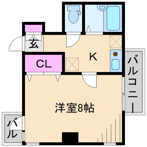 神奈川県横浜市鶴見区馬場１ 菊名駅 1K マンション 賃貸物件詳細