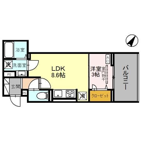 埼玉県所沢市弥生町 新所沢駅 1LDK アパート 賃貸物件詳細