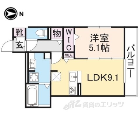 大阪府枚方市御殿山町 御殿山駅 1LDK マンション 賃貸物件詳細