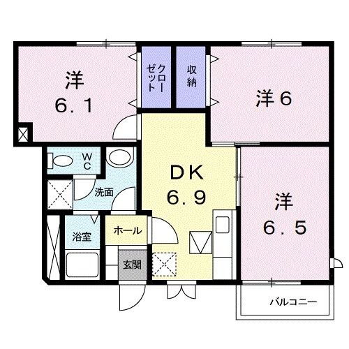 和歌山県御坊市湯川町小松原 御坊駅 3DK アパート 賃貸物件詳細