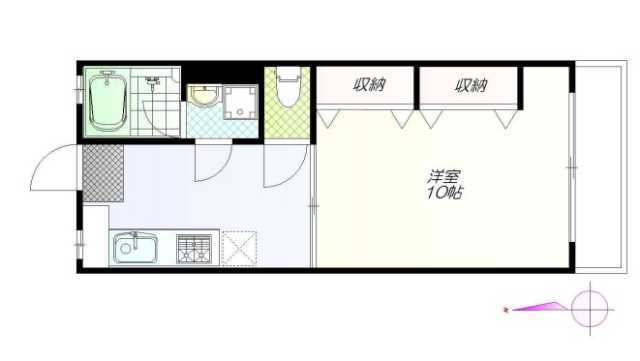 月村マンションＮｏ５ 4階 1DK 賃貸物件詳細