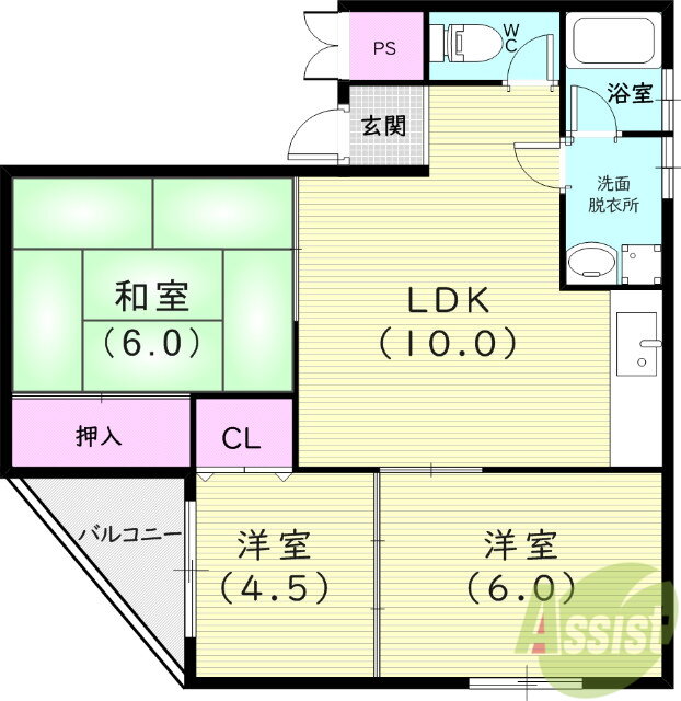 兵庫県神戸市兵庫区上沢通５ 兵庫駅 3LDK マンション 賃貸物件詳細