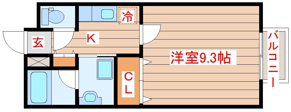 コージーコート北仙台ＩＩ 1階 1K 賃貸物件詳細