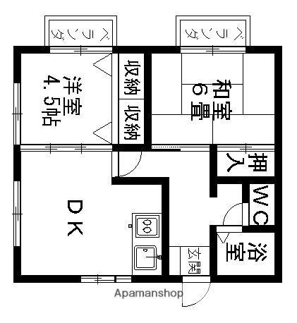 茨城県神栖市堀割２ 鹿島神宮駅 2DK アパート 賃貸物件詳細