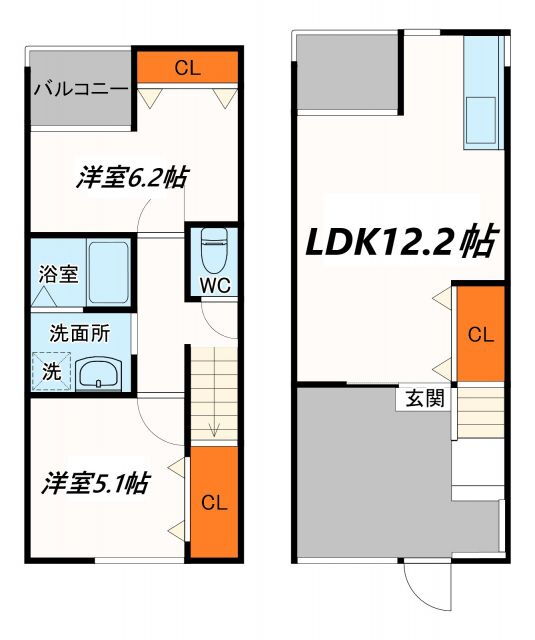 大阪府守口市佐太中町６ 大日駅 2LDK アパート 賃貸物件詳細