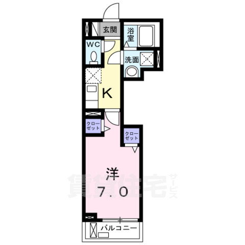 大阪府大阪市生野区勝山北１ 桃谷駅 1K アパート 賃貸物件詳細