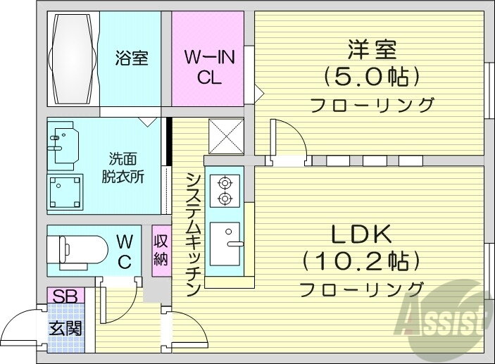 北海道札幌市東区北十条東１１ 東区役所前駅 1LDK マンション 賃貸物件詳細