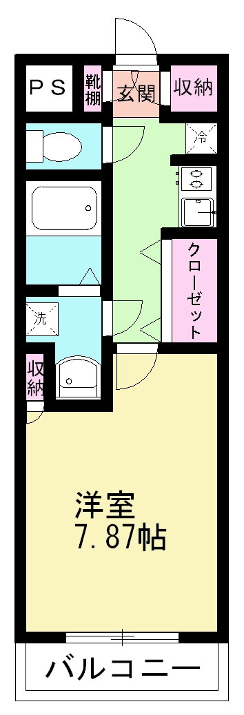ニューライフ津田沼 2階 1K 賃貸物件詳細