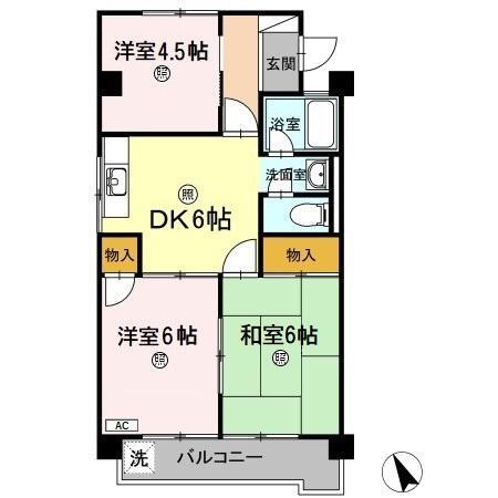広島県広島市安佐南区西原１ 下祇園駅 3DK マンション 賃貸物件詳細