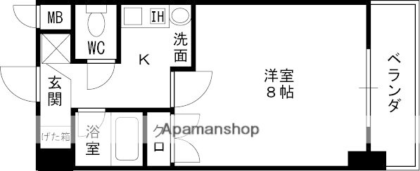 兵庫県西宮市津門宝津町 今津駅 1K マンション 賃貸物件詳細