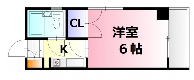 広島県広島市中区広瀬町 十日市町駅 1K マンション 賃貸物件詳細