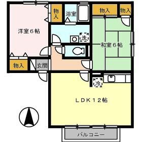 徳島県板野郡藍住町住吉字神蔵 吉成駅 2LDK アパート 賃貸物件詳細