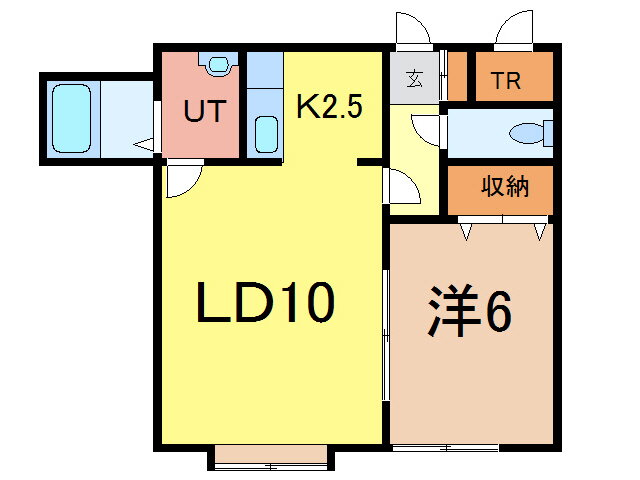 北海道旭川市近文町２３ 旭川駅 1LDK アパート 賃貸物件詳細