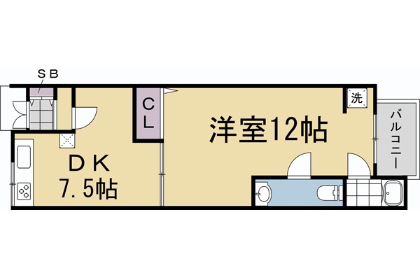 西七条京町家　Ｂ－１ 1DK 賃貸物件詳細