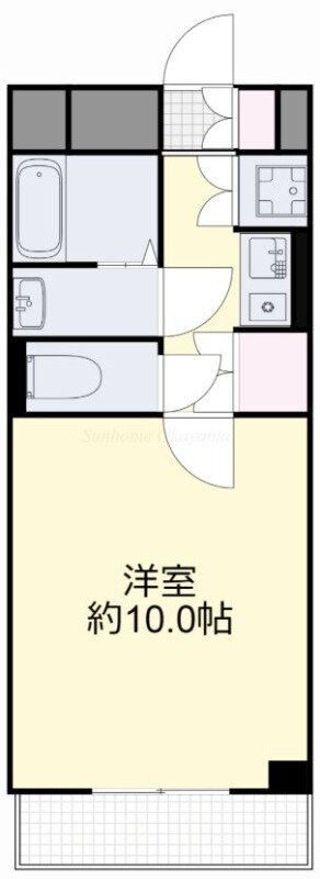 岡山県倉敷市新倉敷駅前３ 新倉敷駅 1K マンション 賃貸物件詳細
