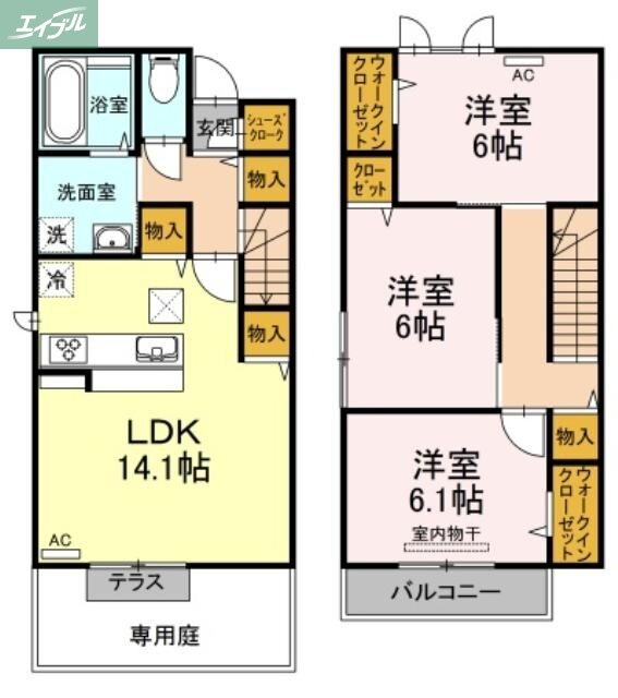 岡山県岡山市南区芳泉４ 備前西市駅 3LDK 一戸建て 賃貸物件詳細