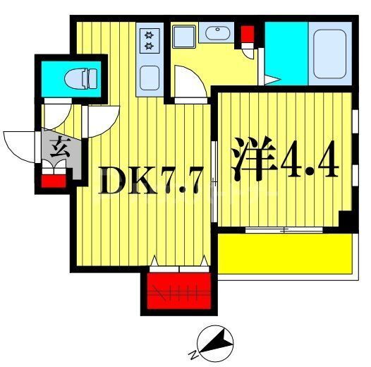 ステイビルＩＩ 8階 1DK 賃貸物件詳細