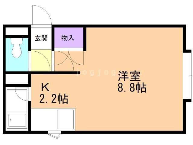 北海道札幌市豊平区西岡四条２ 福住駅 1K アパート 賃貸物件詳細