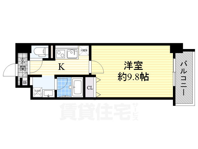 大阪府堺市北区北長尾町８ 堺市駅 1K マンション 賃貸物件詳細