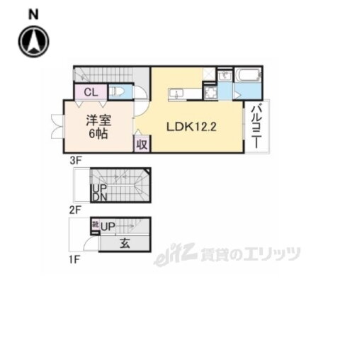 京都府福知山市字堀 福知山駅 1LDK アパート 賃貸物件詳細