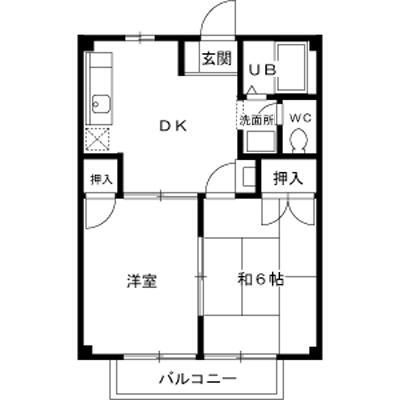 香川県高松市国分寺町新居 端岡駅 2DK アパート 賃貸物件詳細