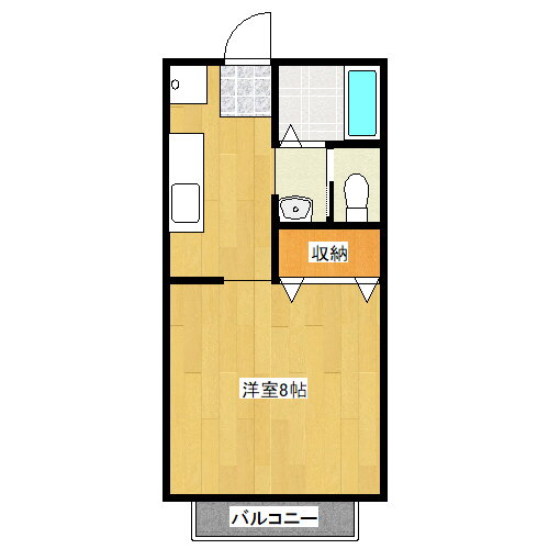 岡山県岡山市東区宍甘 東岡山駅 1K アパート 賃貸物件詳細