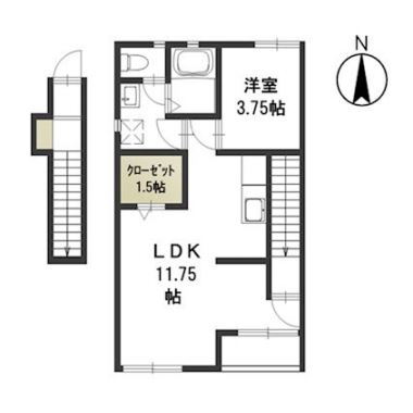 岡山県岡山市北区西市 備前西市駅 1LDK アパート 賃貸物件詳細