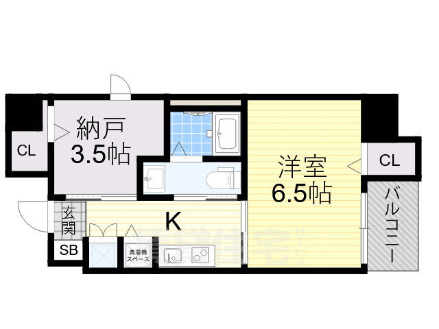 ディアコート宿屋町 9階 1SK 賃貸物件詳細