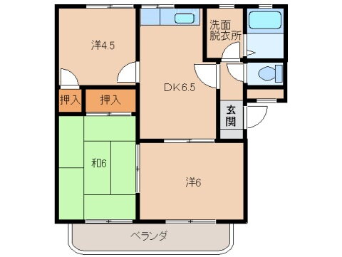 和歌山県紀の川市貴志川町岸宮 甘露寺前駅 3DK アパート 賃貸物件詳細