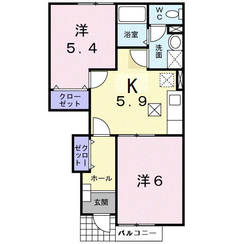 鹿児島県薩摩川内市東大小路町 川内駅 2K アパート 賃貸物件詳細