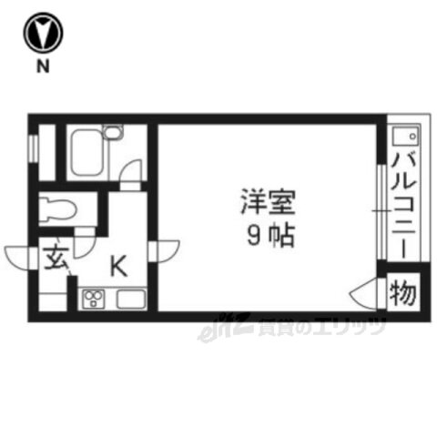 京都府京都市伏見区桃山水野左近西町 丹波橋駅 1K アパート 賃貸物件詳細