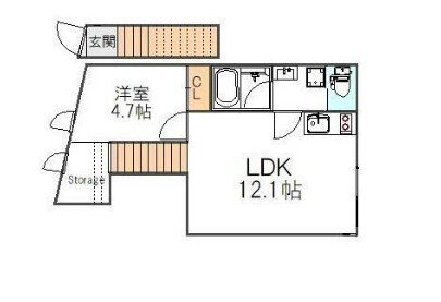 東京都中野区東中野２ 東中野駅 1LDK アパート 賃貸物件詳細