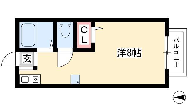 愛知県名古屋市中川区上高畑１ 小本駅 ワンルーム アパート 賃貸物件詳細
