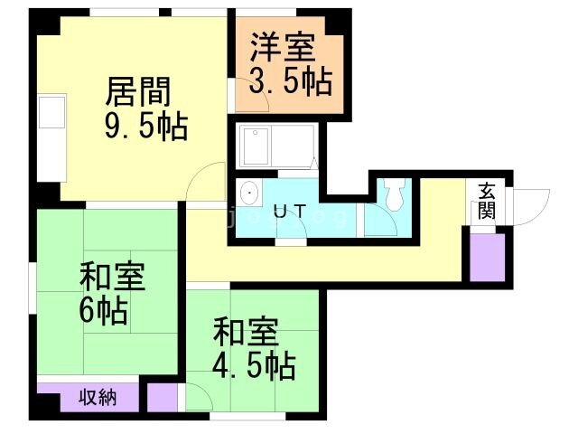北海道旭川市宮下通１ 旭川駅 3LDK アパート 賃貸物件詳細
