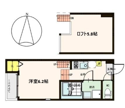 宮城県仙台市宮城野区福住町 福田町駅 1K アパート 賃貸物件詳細