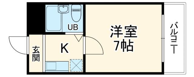 大阪府大阪市福島区大開２ 野田駅 1K マンション 賃貸物件詳細