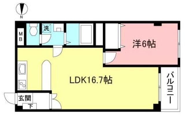 東京都世田谷区大原２ 代田橋駅 1LDK マンション 賃貸物件詳細