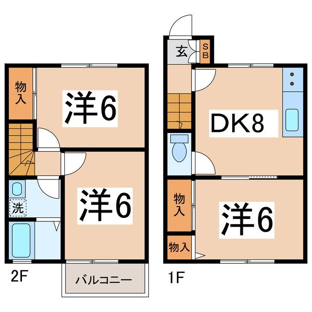 山梨県笛吹市御坂町下野原 石和温泉駅 3DK アパート 賃貸物件詳細