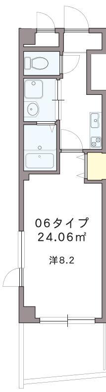 フォレスト梅田西 4階 1K 賃貸物件詳細