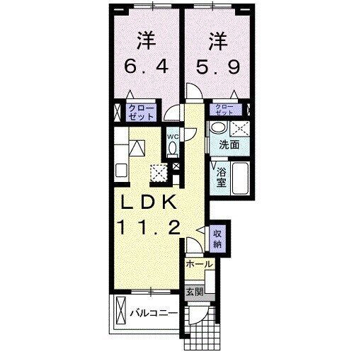 東京都府中市若松町３ 東府中駅 2LDK アパート 賃貸物件詳細