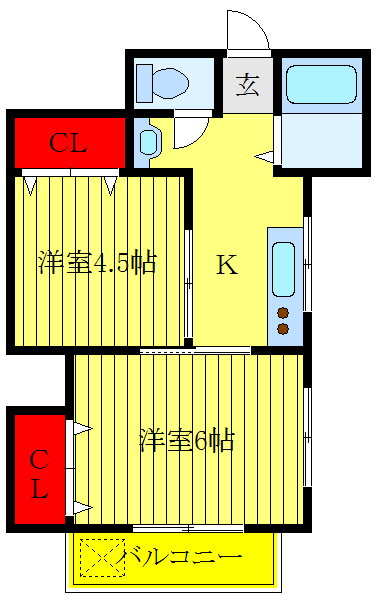 東京都北区赤羽台３ 赤羽駅 2K アパート 賃貸物件詳細