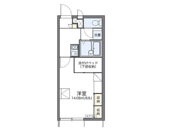 岡山県岡山市北区高柳東町 備前三門駅 1K アパート 賃貸物件詳細