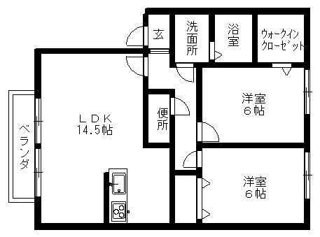 広島県福山市川口町１ 福山駅 2LDK アパート 賃貸物件詳細