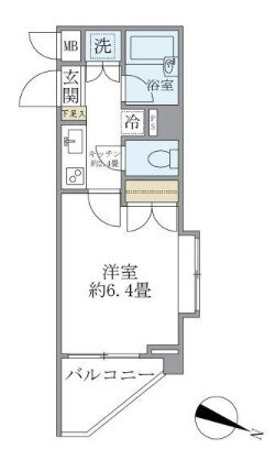 東京都大田区仲池上１ 西馬込駅 1K マンション 賃貸物件詳細