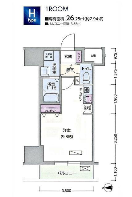 東京都八王子市八日町 八王子駅 ワンルーム マンション 賃貸物件詳細